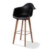 Keeve Barchair Black With Armrest Keeve Barchair Black With Armrest
